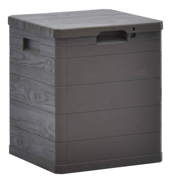 Boîte de rangement de jardin 90 L Marron | Mobilier & Déco