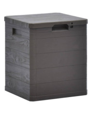 Boîte de rangement de jardin 90 L Marron | Mobilier & Déco