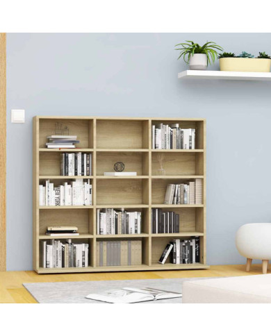 Armoire à CD Chêne sonoma 100x23x89,5 cm Bois d’ingénierie | Mobilier & Déco