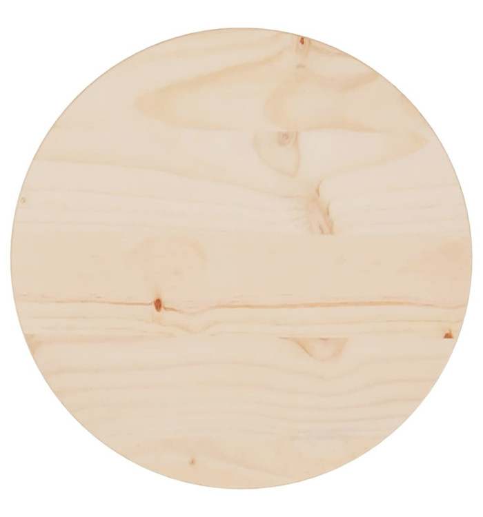 Dessus de table Ø30x2,5 cm Bois de pin massif | Mobilier & Déco