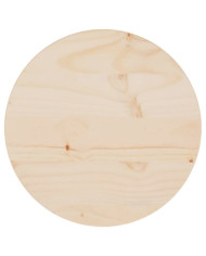 Dessus de table Ø30x2,5 cm Bois de pin massif | Mobilier & Déco