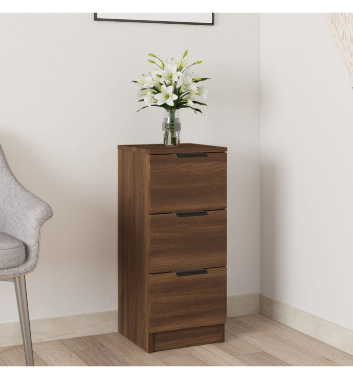 Buffet Chêne marron 30x30x70 cm Bois d'ingénierie | Mobilier & Déco