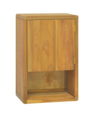 Armoire murale de salle de bain 45x30x70 cm Teck solide | Mobilier & Déco