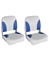 Sièges de bateau lot de 2 Dossier pliable avec oreiller | Mobilier & Déco