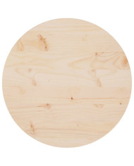 Dessus de table Ø50x2,5 cm Bois de pin massif | Mobilier & Déco