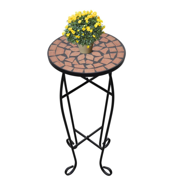 Table d'appoint Mosaïque Terre cuite | Mobilier & Déco