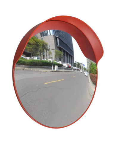 Miroir de trafic convexe Plastique Orange 60 cm | Mobilier & Déco