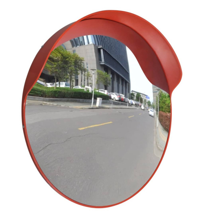 Miroir de trafic convexe Plastique Orange 60 cm | Mobilier & Déco