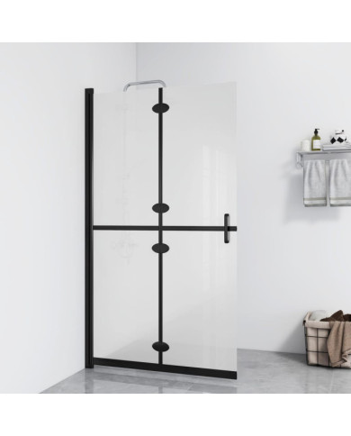 Paroi de douche pliable Verre ESG dépoli 80x190 cm | Mobilier & Déco