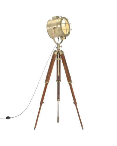 Lampadaire à trépied bois de manguier massif 165 cm | Mobilier & Déco