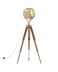 Lampadaire à trépied bois de manguier massif 165 cm | Mobilier & Déco