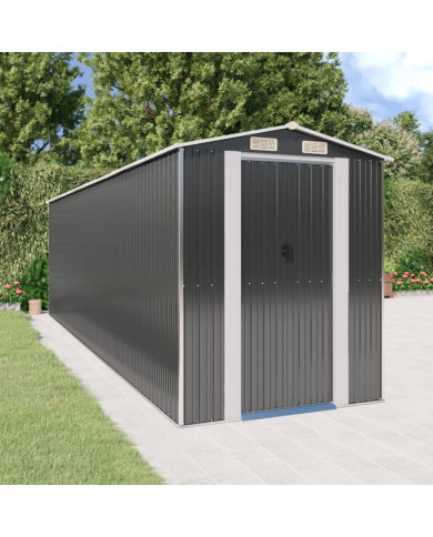 Abri de jardin Anthracite 192x689x223 cm Acier galvanisé | Mobilier & Déco