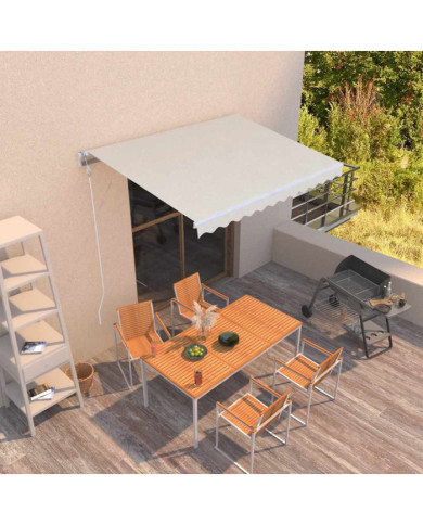 Auvent rétractable automatique 300x250 cm Crème | Mobilier & Déco