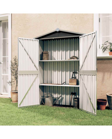 Abri de jardin Anthracite 116x45x175 cm Acier galvanisé | Mobilier & Déco