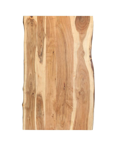 Dessus de table Bois d'acacia massif 100x(50-60)x3,8 cm | Mobilier & Déco