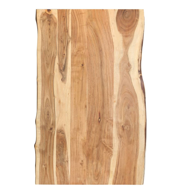 Dessus de table Bois d'acacia massif 100x(50-60)x3,8 cm | Mobilier & Déco