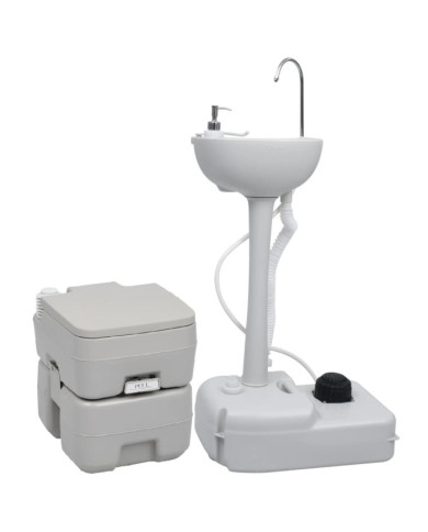 Ensemble de toilette et support de lavage des mains de camping | Mobilier & Déco
