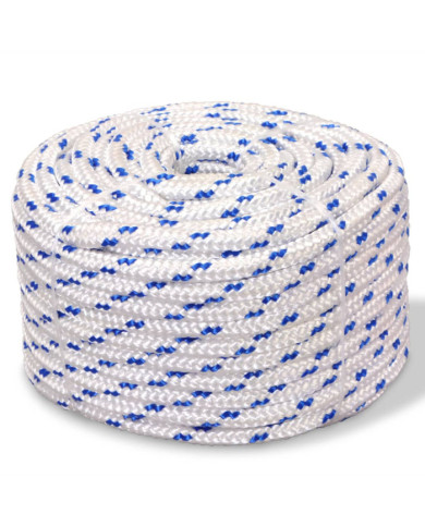 Corde de bateau Polypropylène 16 mm 50 m Blanc | Mobilier & Déco