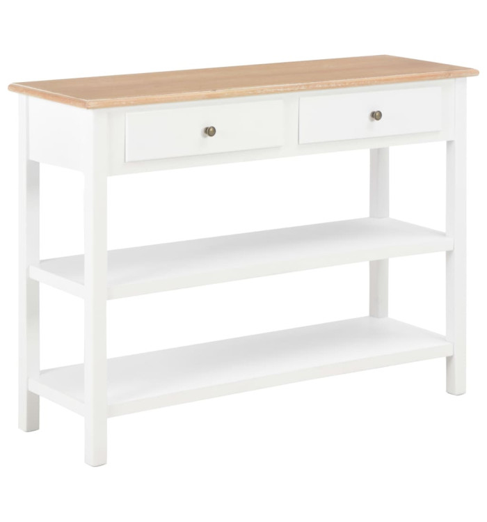 Buffet Blanc 110x35x80 cm MDF | Mobilier & Déco