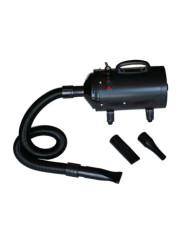 Sèche-cheveux pour chien avec 3 buses Noir 2400 W | Mobilier & Déco