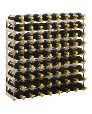 Casier à bouteilles pour 72 bouteilles Pinède solide | Mobilier & Déco