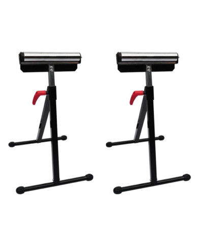 Ensemble de 2 supports réglables de rouleau | Mobilier & Déco