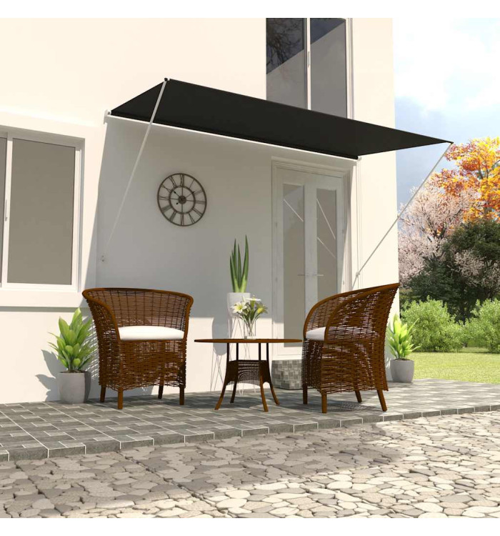 Auvent rétractable 350x150 cm Anthracite | Mobilier & Déco