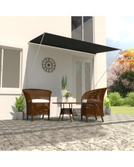 Auvent rétractable 350x150 cm Anthracite | Mobilier & Déco