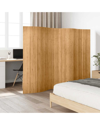 Cloison de séparation Bambou naturel 250x165 cm | Mobilier & Déco