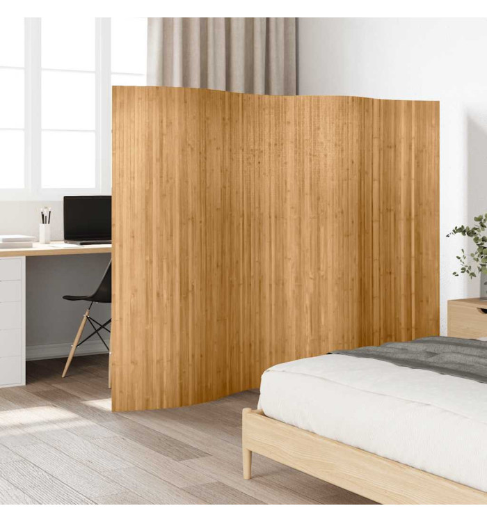 Cloison de séparation Bambou naturel 250x165 cm | Mobilier & Déco