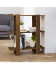 Bibliothèque/Séparateur de pièce Chêne Marron 80x30x87 cm | Mobilier & Déco