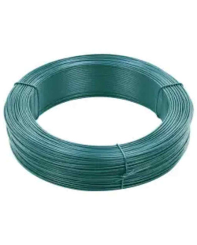 Fil de liaison de clôture 250 m 1,4/2 mm Acier Vert noirâtre | Mobilier & Déco
