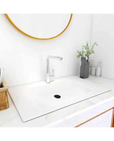 Lavabo encastré 600x460x130 mm SMC Blanc | Mobilier & Déco
