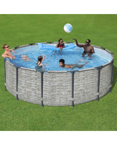 Bestway Piscine Power Steel 427x122 cm | Mobilier & Déco