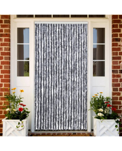 Moustiquaire Argenté 90x200 cm Chenille | Mobilier & Déco