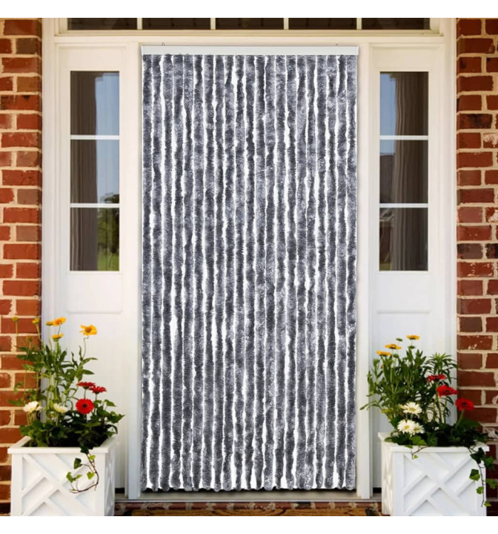 Moustiquaire Argenté 90x200 cm Chenille | Mobilier & Déco