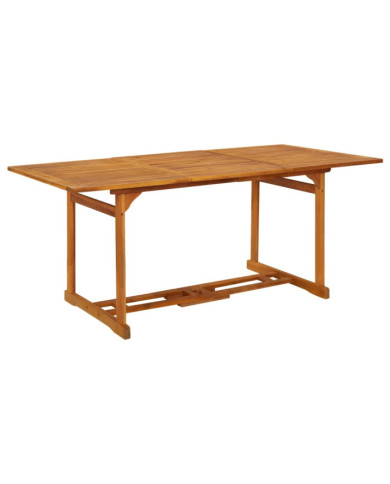 Table à dîner de jardin 180x90x75 cm Bois d'acacia solide | Mobilier & Déco