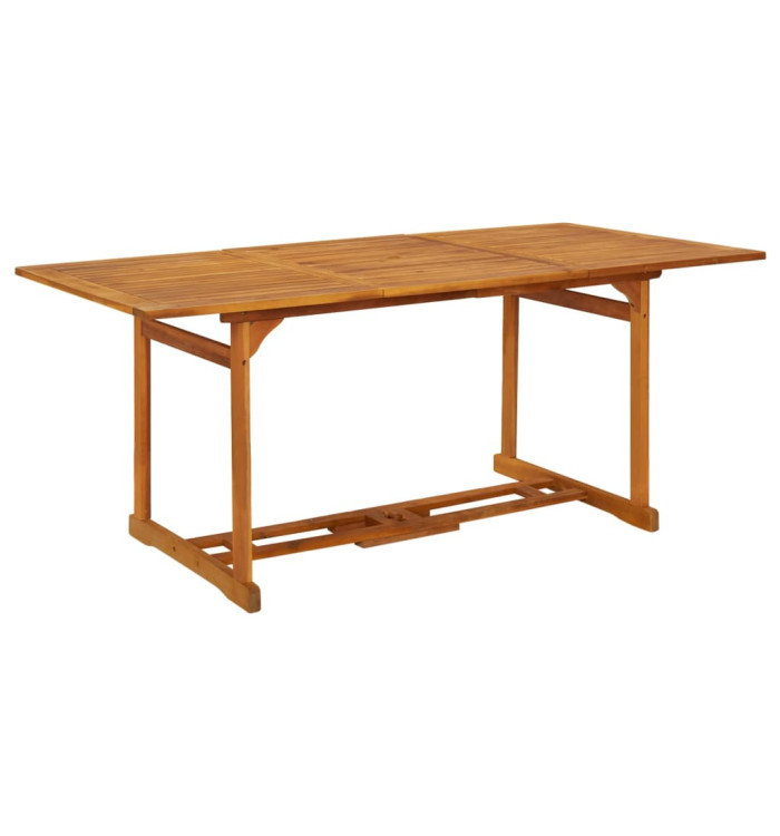 Table à dîner de jardin 180x90x75 cm Bois d'acacia solide | Mobilier & Déco