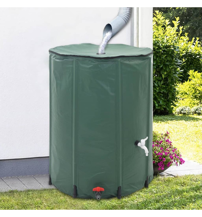 Réservoir d'eau de pluie pliable 750 L | Mobilier & Déco