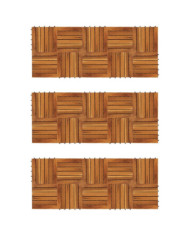 Tuiles de terrasse modèle vertical 30 x 30 cm acacia 30 pcs | Mobilier & Déco