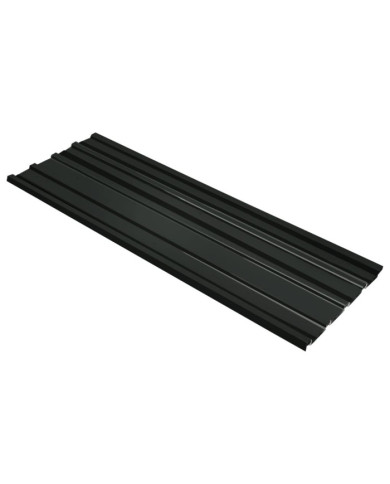 Panneaux de toiture 12 pcs Acier galvanisé Anthracite | Mobilier & Déco