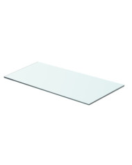 Panneau pour étagère Verre transparent 60 x 25 cm | Mobilier & Déco