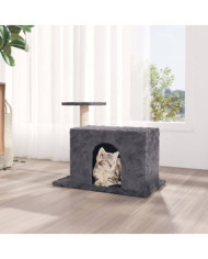 Arbre à chat avec griffoir en sisal Gris foncé 51 cm | Mobilier & Déco