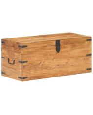 Coffre 90x40x40 cm Bois d'acacia solide | Mobilier & Déco