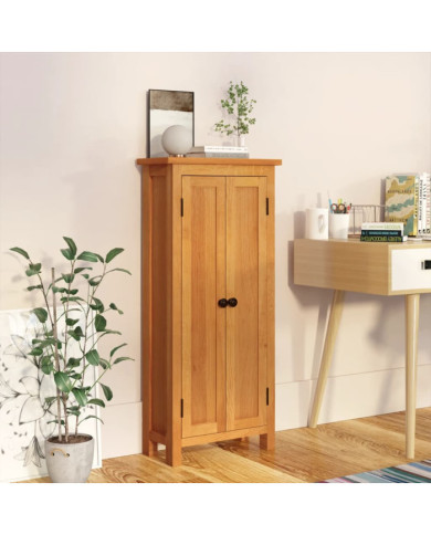 Armoire de rangement 50x22x110 cm Bois de chêne massif | Mobilier & Déco
