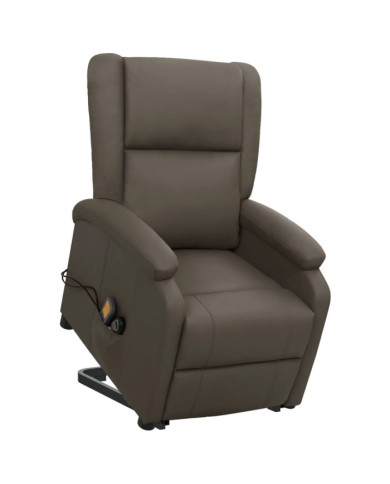 Fauteuil de massage Gris Similicuir | Mobilier & Déco
