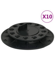 Pieds de terrasse réglables 10 pcs 20-30 mm | Mobilier & Déco