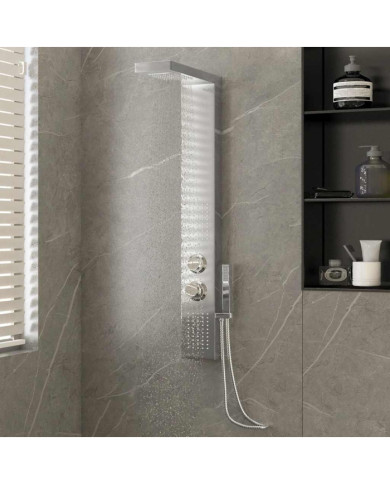 Système de panneau de douche Acier inoxydable Carré | Mobilier & Déco
