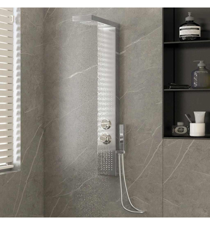 Système de panneau de douche Acier inoxydable Carré | Mobilier & Déco