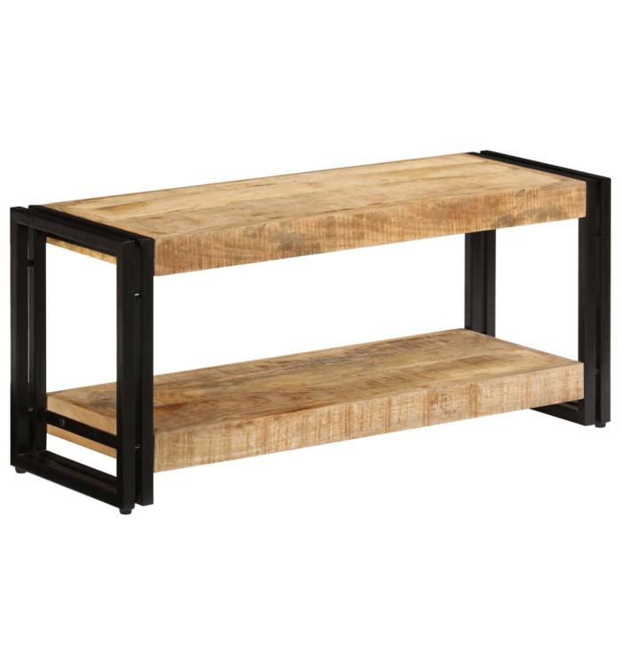 Meuble TV 90x30x40 cm Bois de manguier massif | Mobilier & Déco